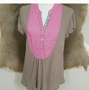 Anthropologie Meadow Rue Casual Peasant Top